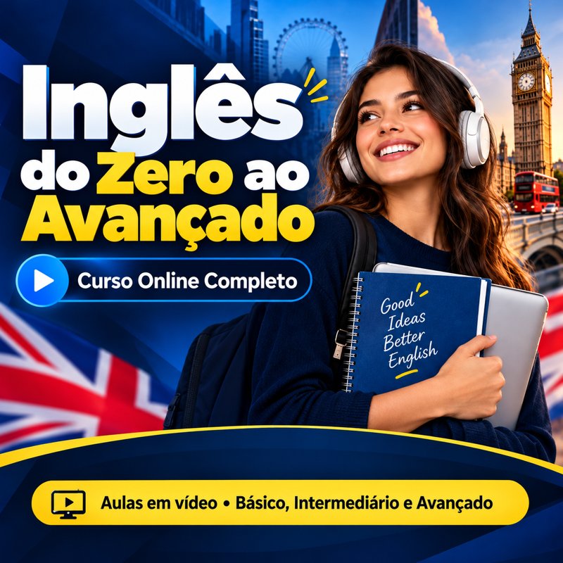Curso de Inglês do Zero ao Avançado